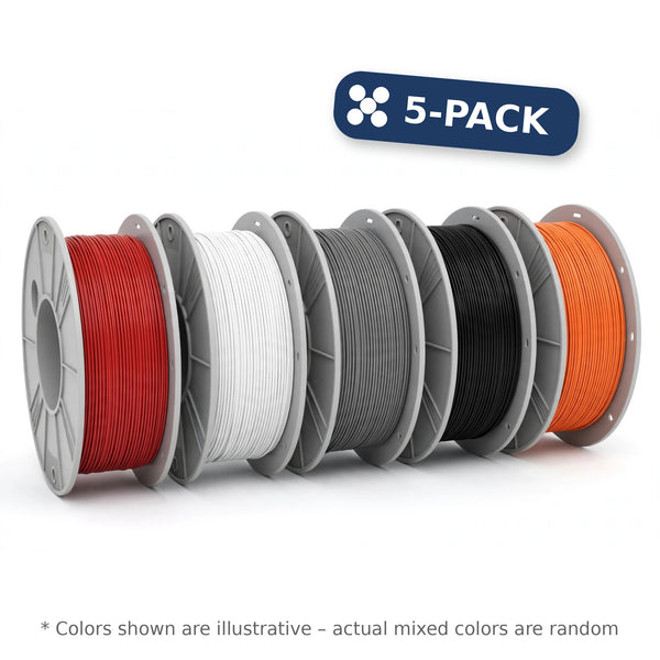 Bambu Lab PETG Basic 5-Pack (Mixed Colors)
