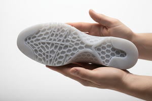 try again not a complete shoe with fabric just 3d printed shoe sole
